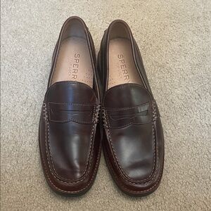 Sperry Men's Dark Brown Leather Loafers